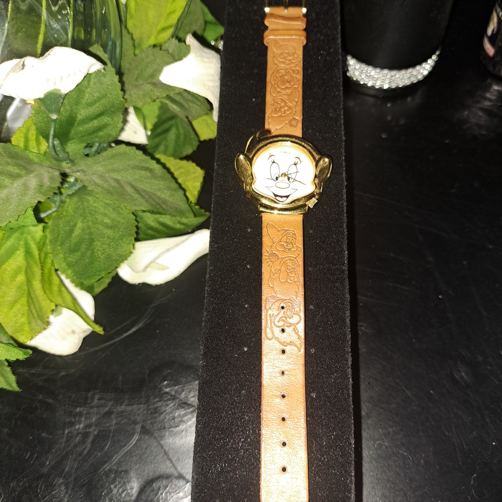 Brown Leather Cartoon Character Watch